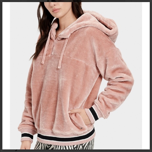 NWT UGG Kailani Sherpa Hoodie Sweatshirt - Picture 4 of 13